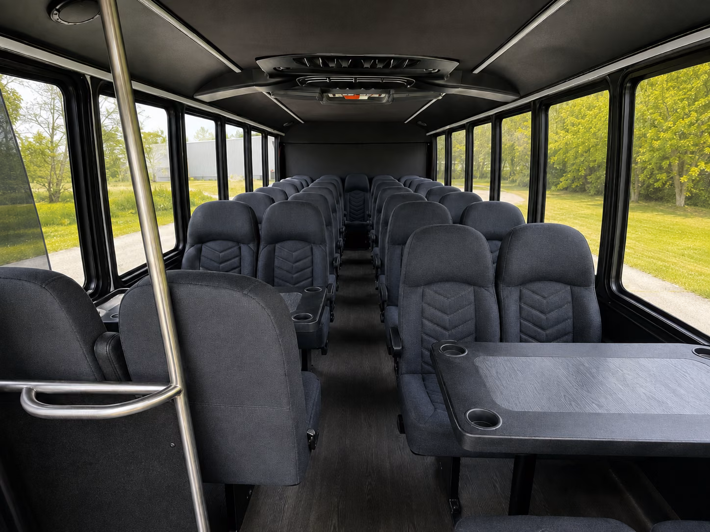 irvine 15 passenger minibus interior