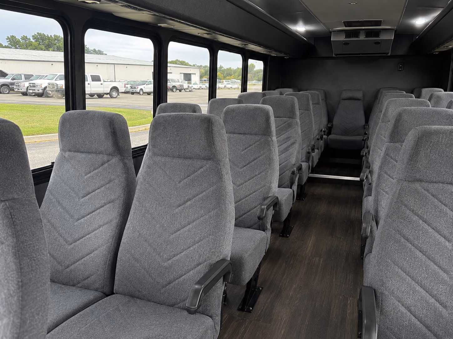 irvine 18 passenger minibus interior