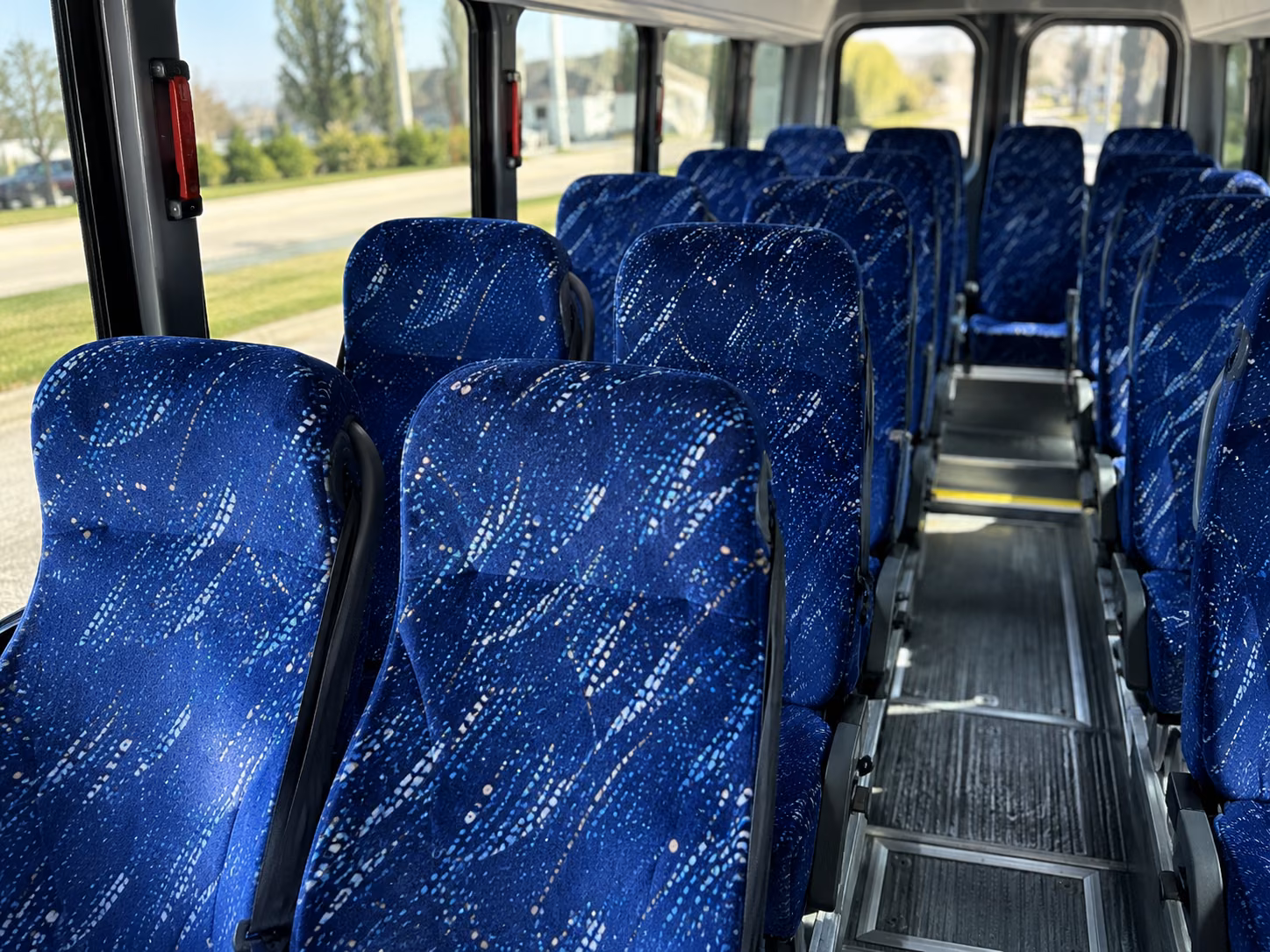 irvine 20 passenger minibus inside