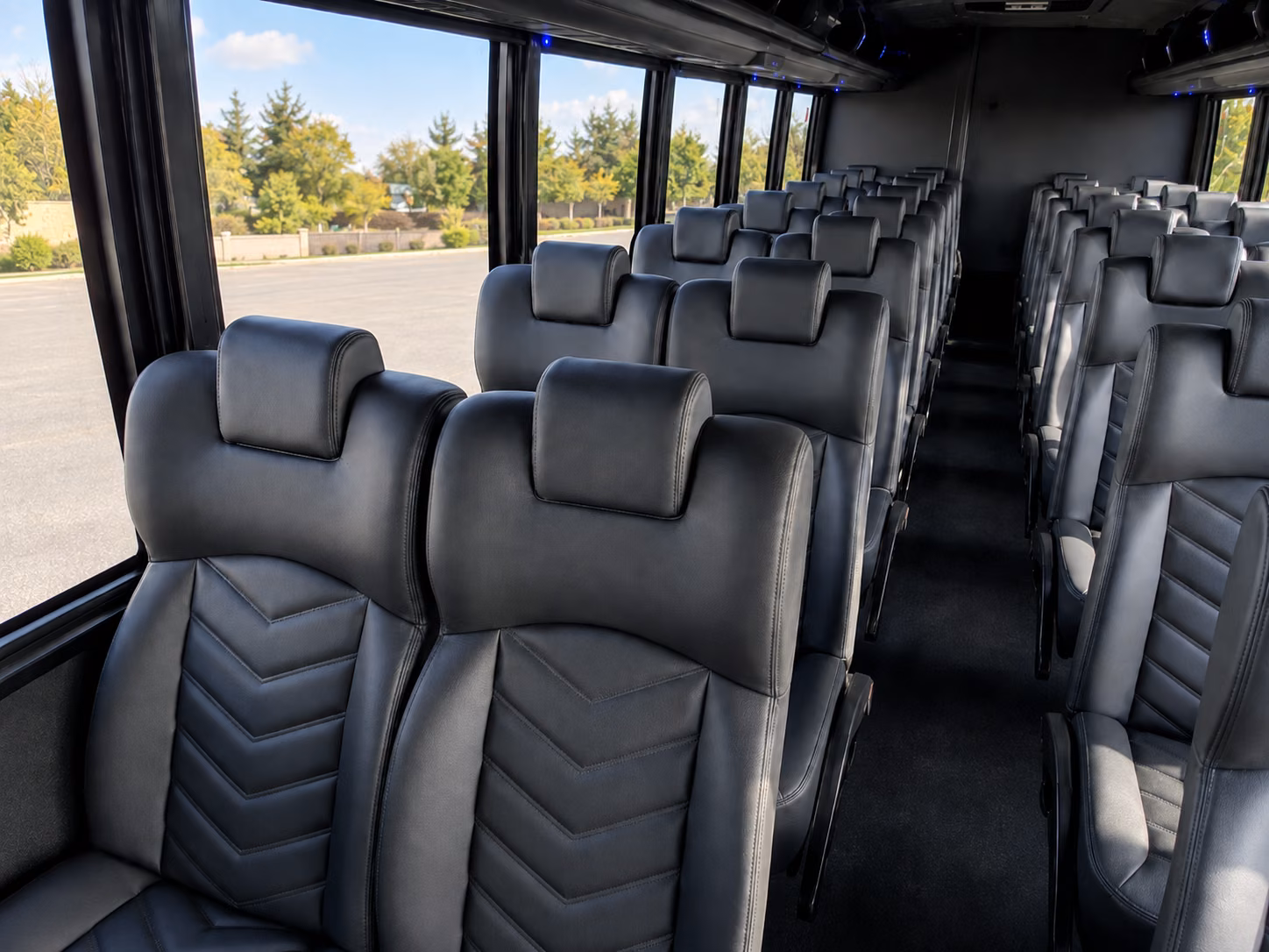 irvine 20 passenger minibus interior