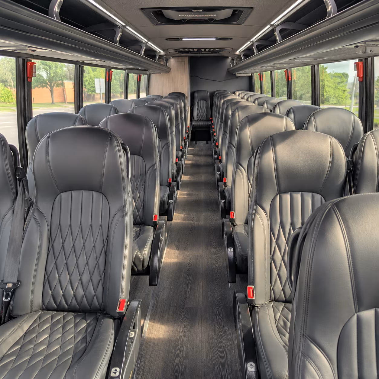 irvine 25 passenger minibus inside