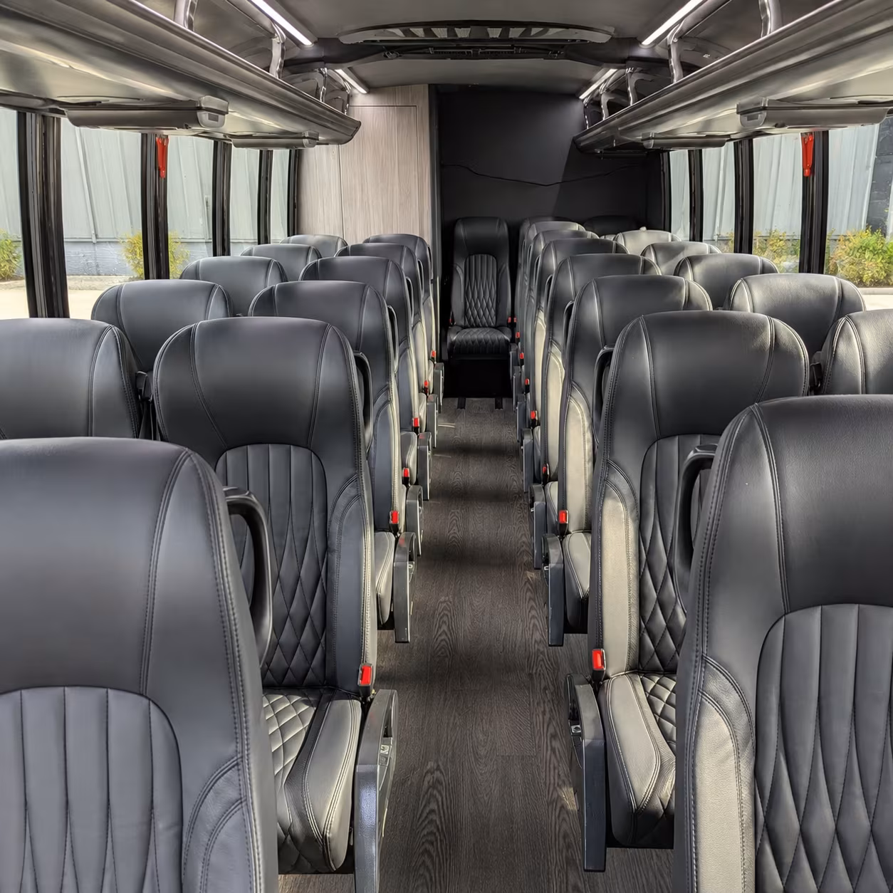 irvine 25 passenger minibus interior