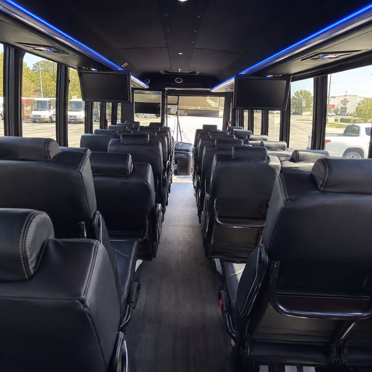 irvine 35 passenger minibus interior