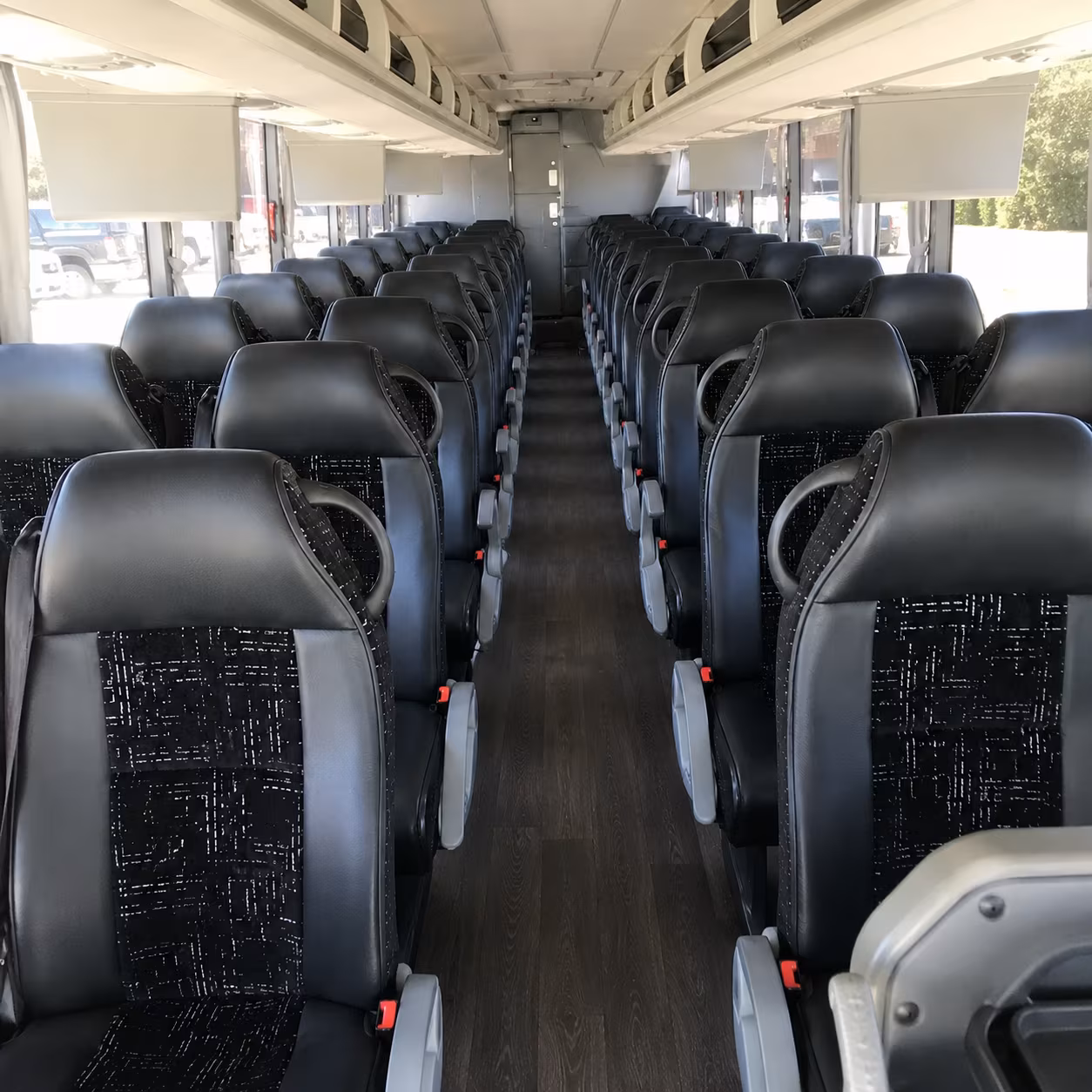 irvine 56 passenger charter bus interior