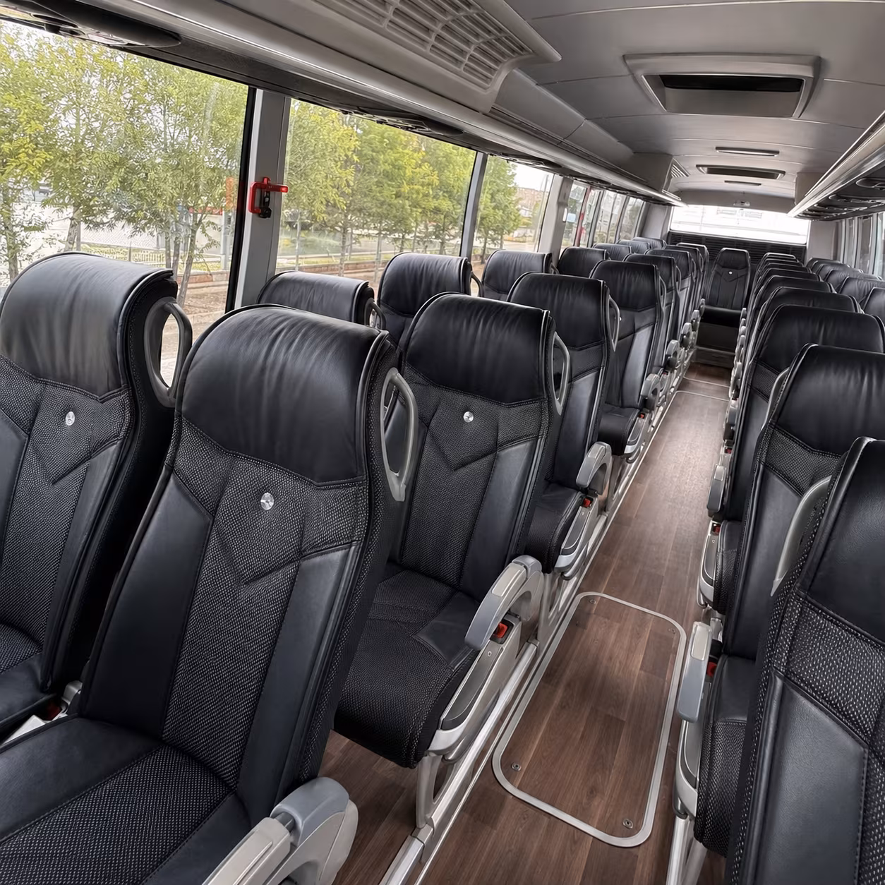 irvine airport transportation onboard seating