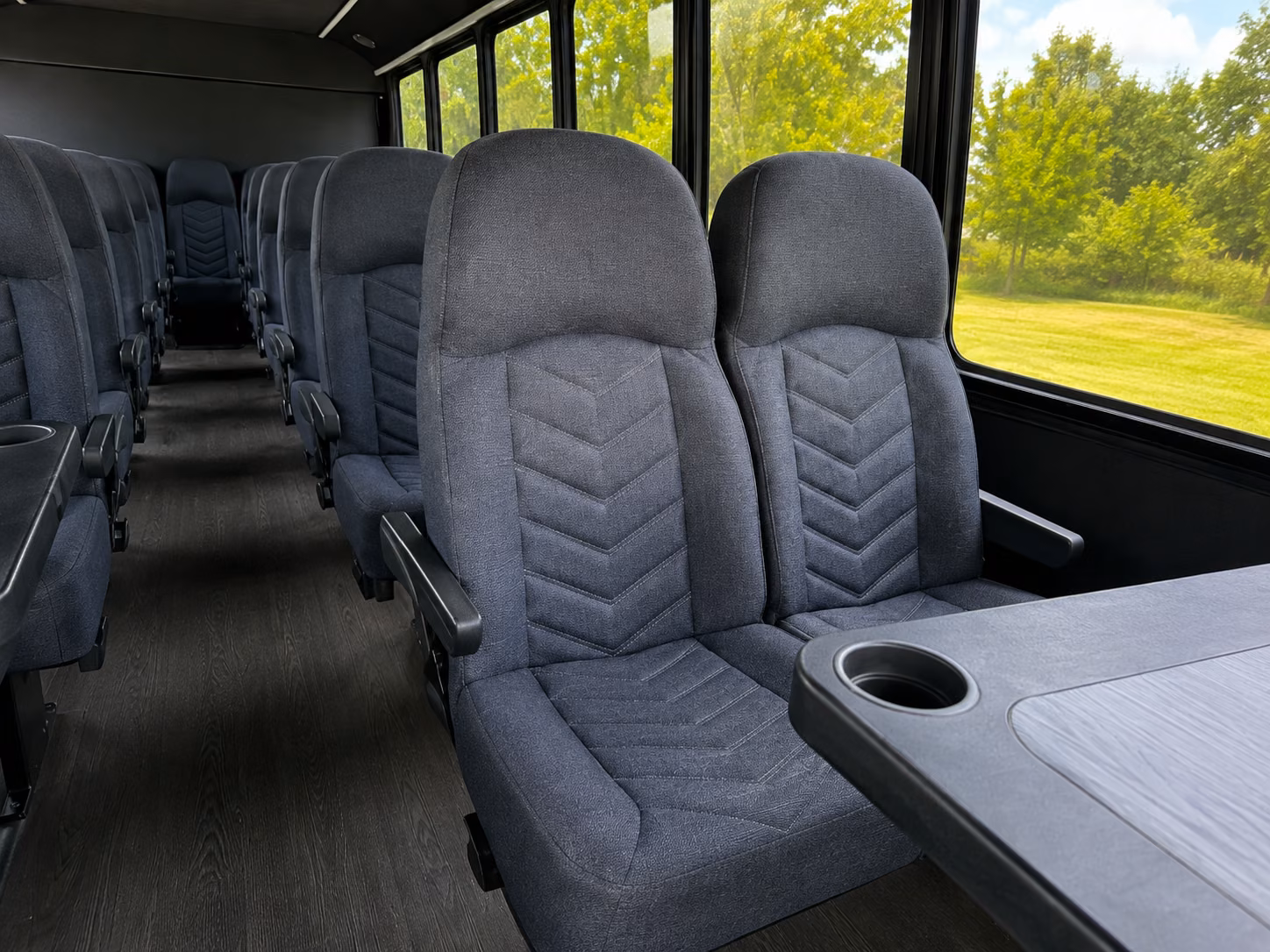 irvine concert transportation onboard seating