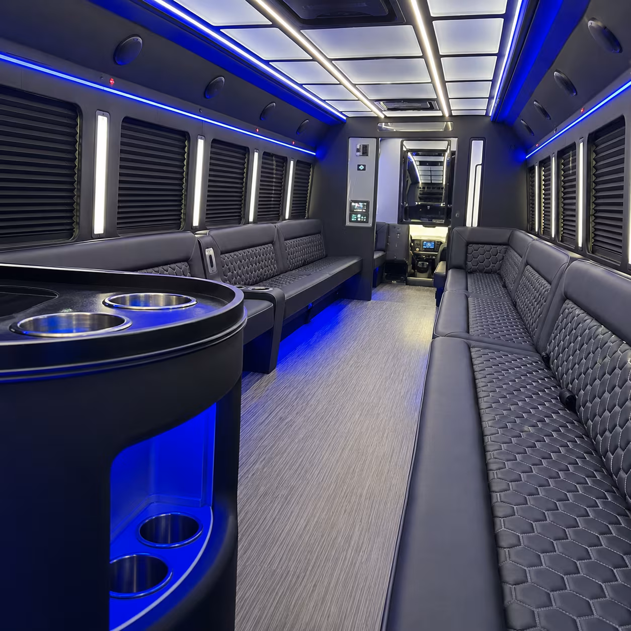 irvine party bus inside
