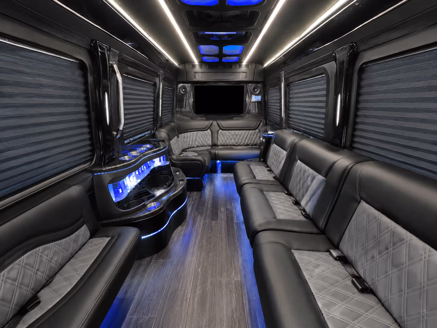 irvine sprinter limousine inside