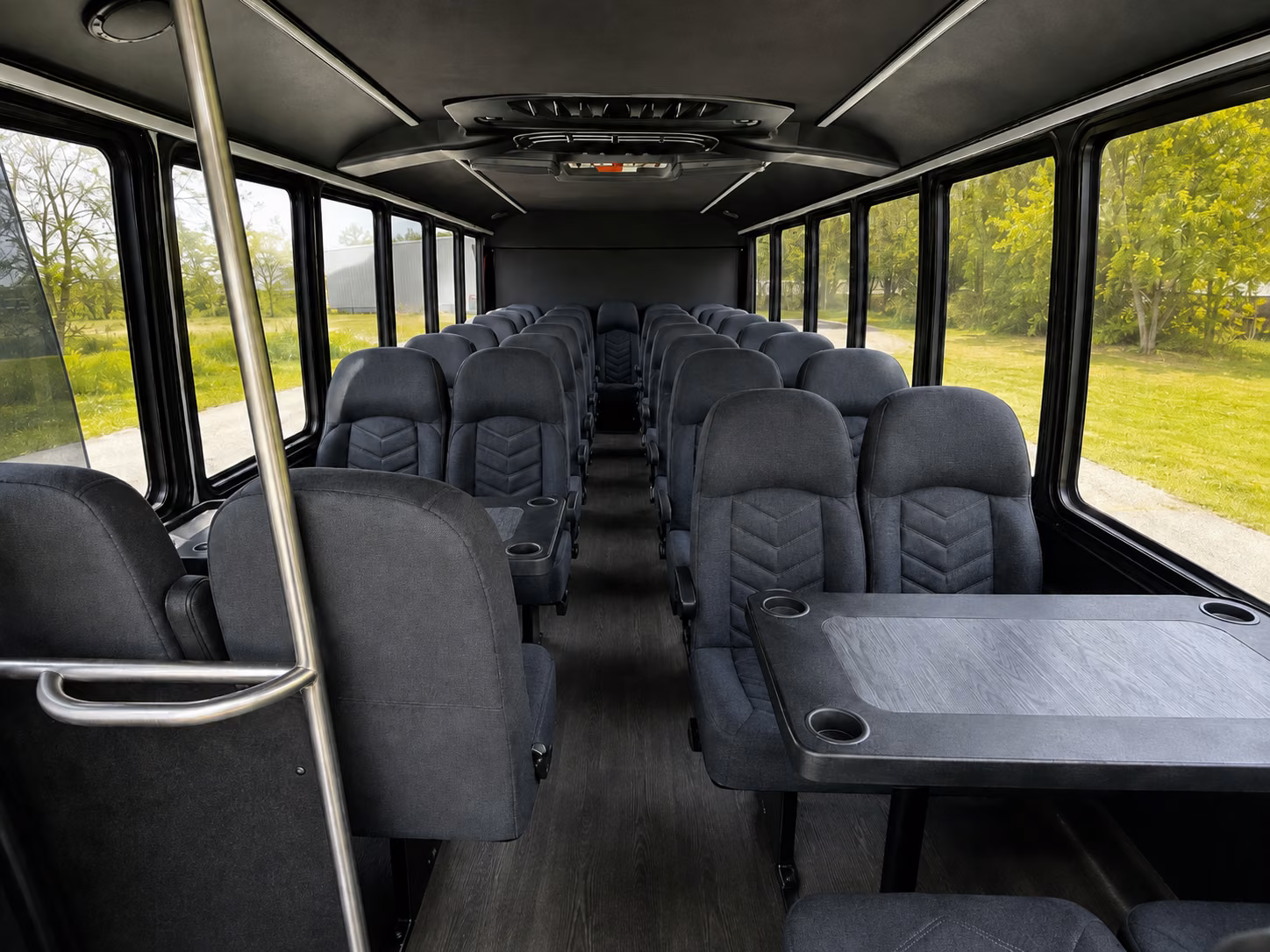 shuttle buses for irvine wedding guests between hotels and venues